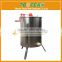 Stainless steel 4 frames manual Honey extractor for beekeeping