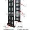 M-shape Portable security metal detector gates