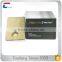 Custom printing golden hotstamping paper checking-in cards for hotels