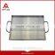 Colorful coating BBQ accessorices non-stick steel bbq grill basket