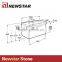 CAD drawing design wood base cabinet