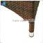 modern outdoor furniture rattan steel 3pc chatting set