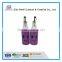 2Pieces Smile Face Metal Coat Glass Oil Vinegar Bottles with Metal Dispenser