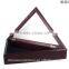 Customize High-grade triangle wooden flag box
