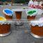 Ice cream table and chair for hotel or bar