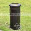 Cheap outdoor round cast aluminum trash bin/garden decorative garbage can