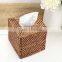 Rattan tissue paper box holder