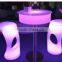 Hot sale classic high quality waterproof plastic LED bar stool with 16 colors change