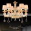 ZG202 Momoda luxury decorations French style ceramic Cream white living room bedroom villa big lighting chandelier pendant lamp