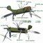 Multifunction Outdoor Pocket Survival Tool with Knife &LED &Compass