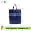 Cheap Organic Cotton Blue Tote Bag With Customed LOGO,Women Portable Cotton Shopping Bag