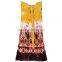 Sexy Sleeveless Mermaid tie dye dress,women fashion dress,beach dress