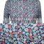 women clothing plus size long sleeve shirt garment high collar floral print laides blouse winter