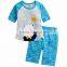 New arrival 2017 cotton fashion kids Wholesale children's clothing boutique baby summer clothes Family kids pajamas