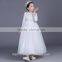 2017 long communion dress celebrity dress white evening dress long sleeve