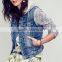 Runwaylover EY0991C 2016 High Quality Denim Women Coat & Hoodies , Women Denim Hoodies & Jacket, OEM Service