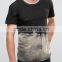 New dye fashion t-shirt promotional OEM fancy color man t-shirt