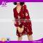 Guangzhou Shandao Latest Fashion Printing Red Chiffon Long Sleeve 100% Polyester ladies casual dresses pictures