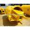 Double-opening double bottom steel rock drilling bucket