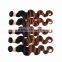 Black Rose Indian Human Hair Weaves Wavy 1B/30# Body Wave Indian Ombre Hair Extension