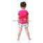 wholesale baby girl clothes hipster pink and white boutique childrens clothes set