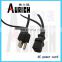 UL 125v Appliances PVC ac iec c17 Power Cord with cable and reel