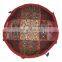 Indian Traditional Home Decorative Ottoman Handmade and Patchwork Foot Stool Floor Cushion