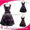 made in china retro floral dress bow rose flower vintage swing Rockabilly