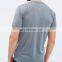 mens 100 polyester athlete tumbled grey color t shirt