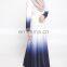 New trendy abaya ladies long sleeve muslim maxi dress