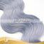 7a Grade Russia Virgin Hair, Gray Human Hair