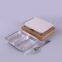 disposable 2 compartment aluminum foil tray foil container with lid