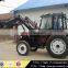 80hp 4x4 WD cabin agricultural tractor with front end loader