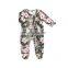 Toddler Ruffle Bodysuit Boho Romper Baby Footie Pajamas