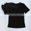 TWOTWINSTYLE Summer Personality Short Sleeve Female T Shirts For Women Tops Letter Split O Neck