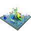 new fashion used fitberglass water park slides equipment for sale