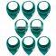 100% Organic Cotton 8 Pack Baby Bandana Bibs for Drooling and Teething