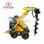 Hysoon mini skid steer loader lawn mower