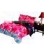 3D Flowers Bedding Set Reactive Printing 100% Polyester Duvet Cover Set with