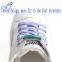 Cheap New Fashion Colorful metal Lazy Elastic Flat No Tie Magnetic Shoelaces