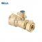 CW617N Forged Brass Water Meter Ball Valve with lock