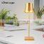 Modern usb home decor beside lamp led rechargeable luxury cordless table lamp