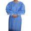 Hospital Doctor Level 2 Blue PP+PE Patient Disposable Isolation Gowns