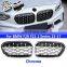 Pair Diamond Style Front Bumper Kidney Grills Grille For BMW 1 Series F20 F21 2015 2016 2017 Racing Grills