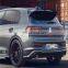 Задний диффузор стиля R и стиля GTI для Golf 8 MK8 2020+