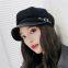 velvet thick duck tongue octagonal hat fashion wild Korean version of the middle-aged and elderly beret