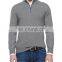 Merino Wool Men's Stand Collar Sweater ,1/4 Zip Wool Pullover Sweater