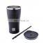 Customized logo thermal leak proof coffee cup w/lid and straw  Double wall Stainless steel 530ml Vacuum insulated water mug