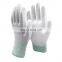 esd palm fit gloves with pu coated palm for safety and work