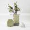 2021 Nordic Minimalism Unique Ceramic Hand Painted Matte Porcelain Color Customize Flower Vase